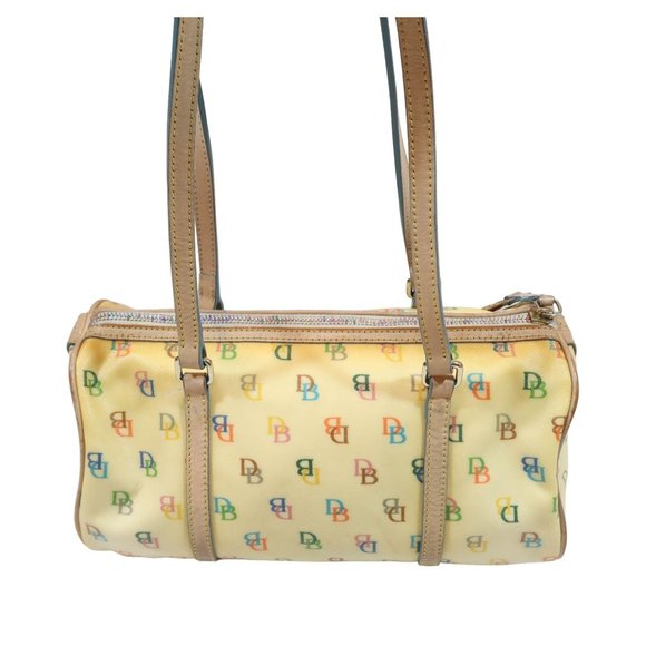 Dooney & Bourke Handbags - DOONEY & BOURKE Y2K Rainbow Signature Logo Monogram Medium Satchel Handbag